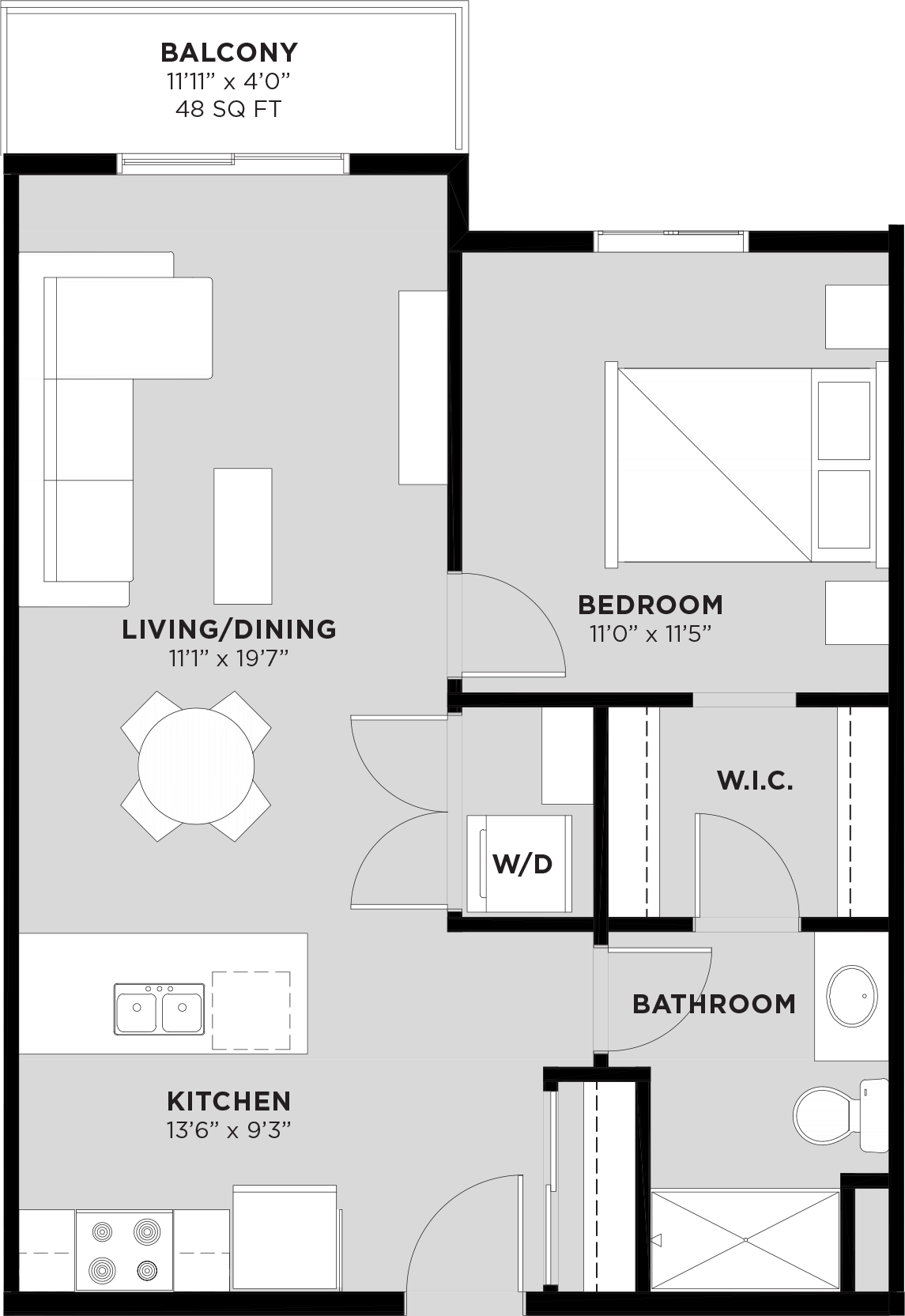 Suite 612 Floorplan