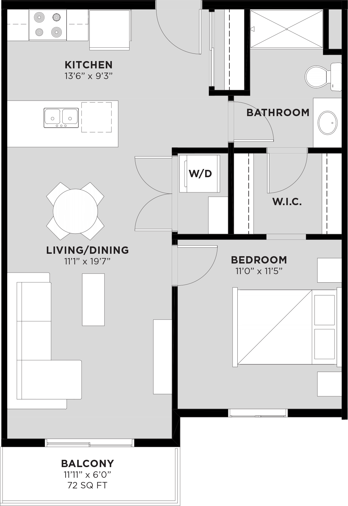 Suite 613 Floorplan